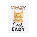 Pet Lovers Crazy Cat Lady Acrylic Magnet