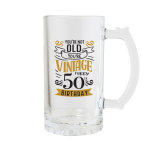Sip Celebration 50th Beer Glass