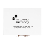 Sympathy Pet In Loving Memory Keepsake Box