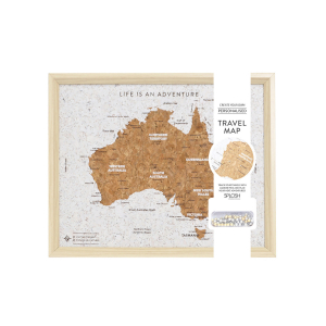 Travel Board Australia Map Desk