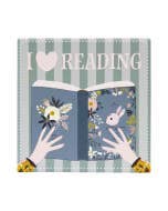 Forever Booked Heart Ceramic Coaster