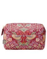 William Morris at Home Strawberry Thief Medium Toiletry Bag Red