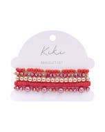 KiKi Crimson Dream Bracelet Set