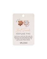 Forever Connected Best Friends Keepsake Pin