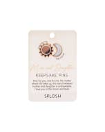 Forever Connected Mum & Daughter Keepsake Pin