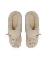 SnuggUps Women's Slide Caramel Metallic