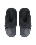 SnuggUps Women's Slide Grey Metallic