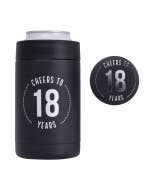 Celebration 18th Insulated Drink Cooler & Badge Set