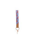 Teacher Floral Wristlet Keychain