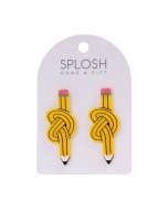 Teacher Yellow Pencil Earrings