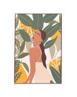 Tuscan Sun Green Goddess Framed Canvas 64x94