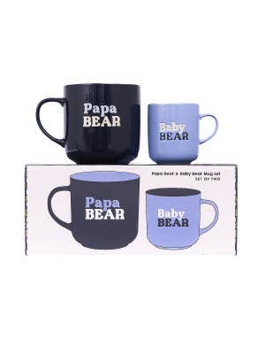 Father's Day Dad & Baby Bear Mug Set