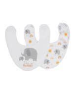 Baby Elephant Bib 2pk