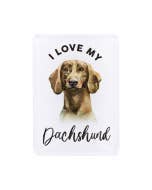 Pet Lovers Dachshund Acrylic Magnet