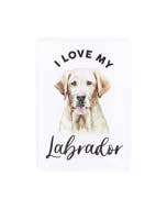 Pet Lovers Labrador Acrylic Magnet