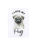 Pet Lovers Pug Acrylic Magnet