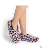 SnuggUps Women's Leopard Lilac Large