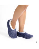 SnuggUps Women's Metallic Navy Small