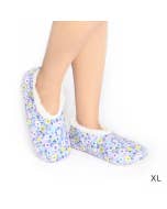 SnuggUps Women's Print Grey Floral XL