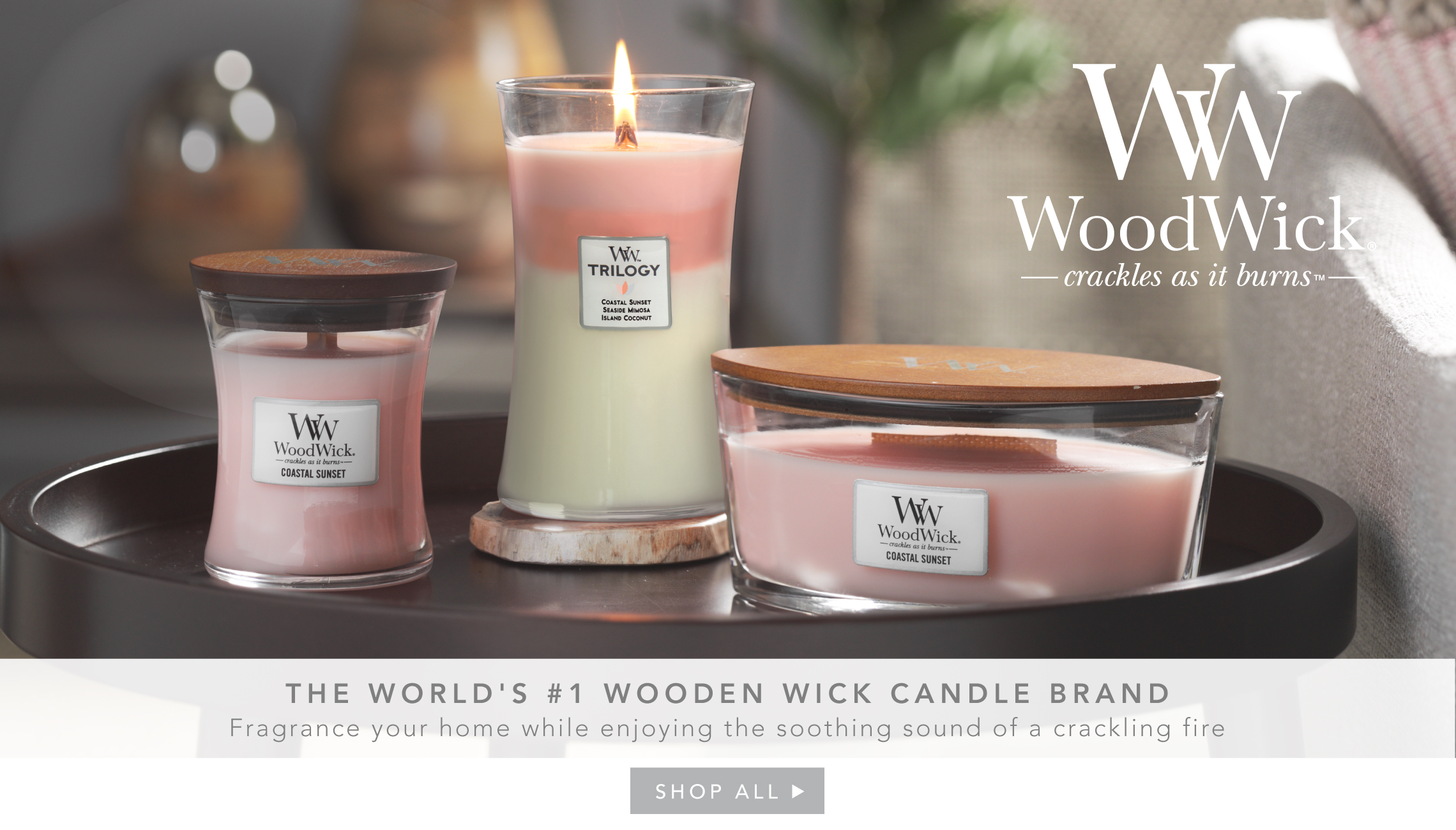 The world's #1 wooden wick candle brand